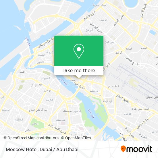 Moscow Hotel map