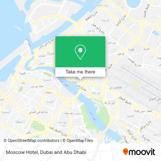 Moscow Hotel map