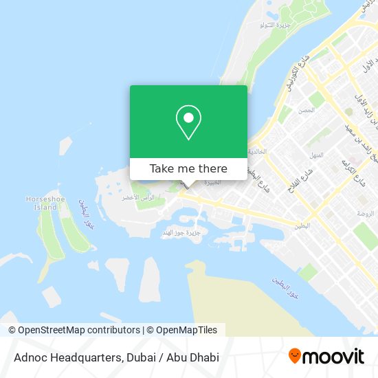 Adnoc Headquarters map