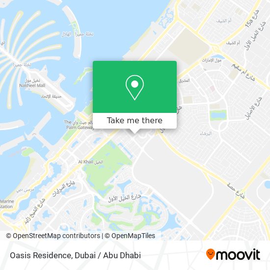 Oasis Residence map