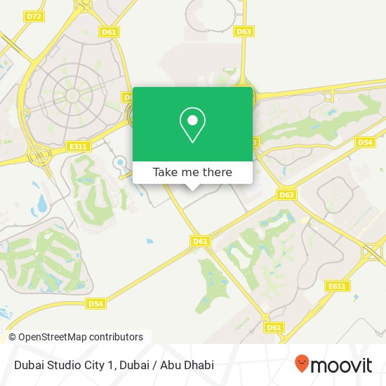 Dubai Studio City 1 map