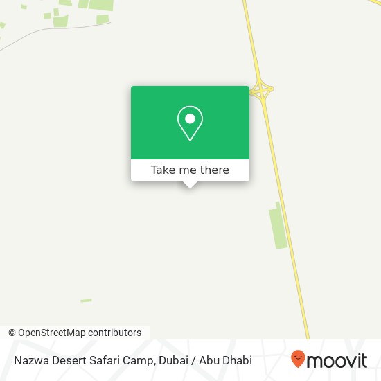Nazwa Desert Safari Camp map