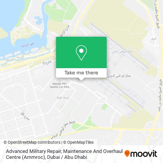 Advanced Military Repair, Maintenance And Overhaul Centre (Ammroc) map