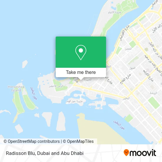 Radisson Blu map