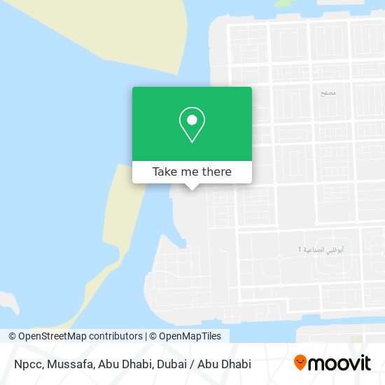Npcc, Mussafa, Abu Dhabi map