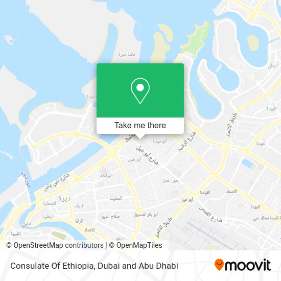 Consulate Of Ethiopia map