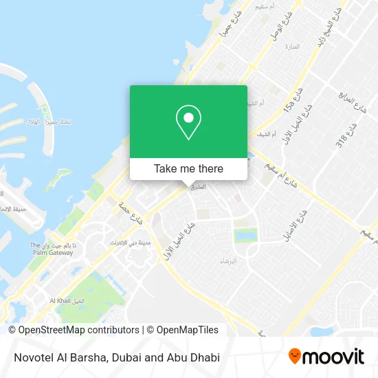 Novotel Al Barsha map