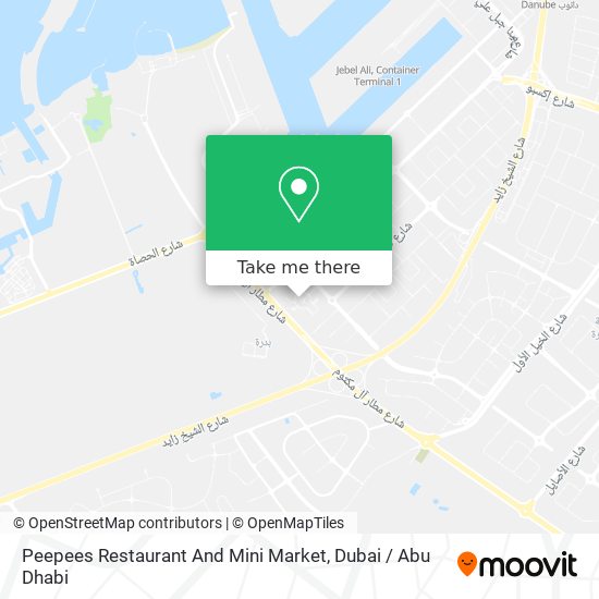 Peepees Restaurant And Mini Market map