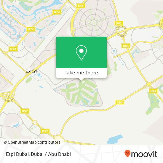 Etpi Dubai map