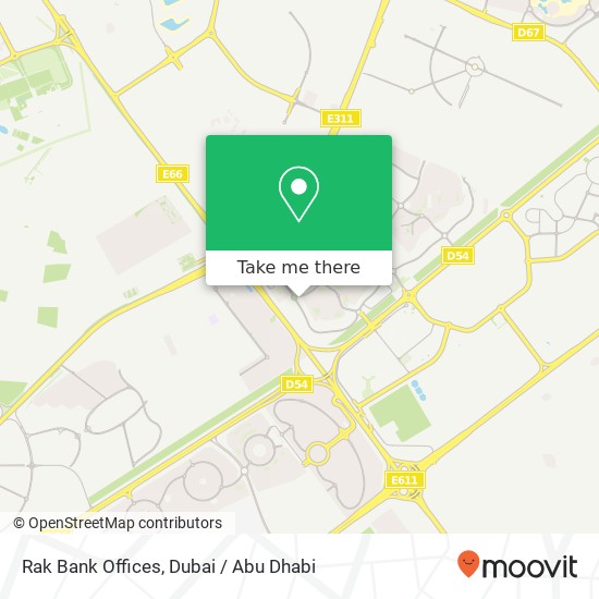 Rak Bank Offices map