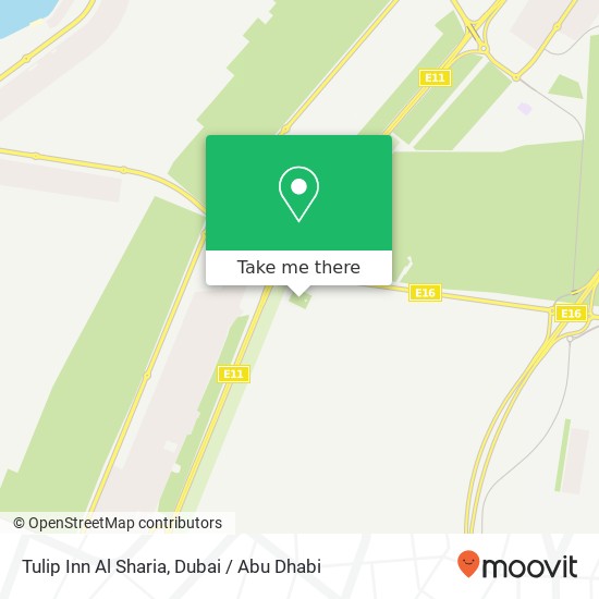 Tulip Inn Al Sharia map