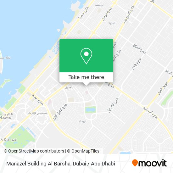 Manazel Building Al Barsha map