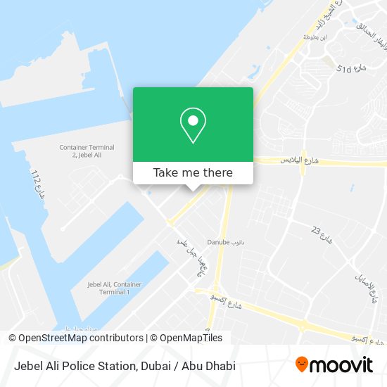 Jebel Ali Police Station map