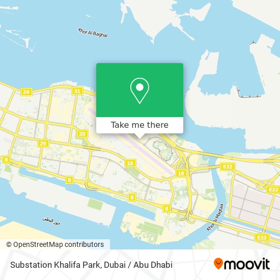 Substation Khalifa Park map