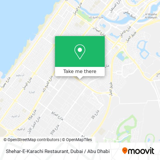 Shehar-E-Karachi Restaurant map