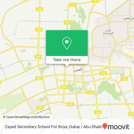 Zayed Secondary School For Boys map