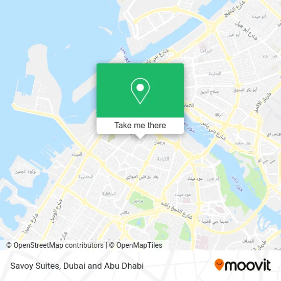 Savoy Suites map