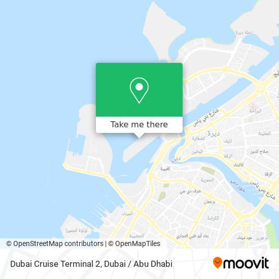 Dubai Cruise Terminal 2 map