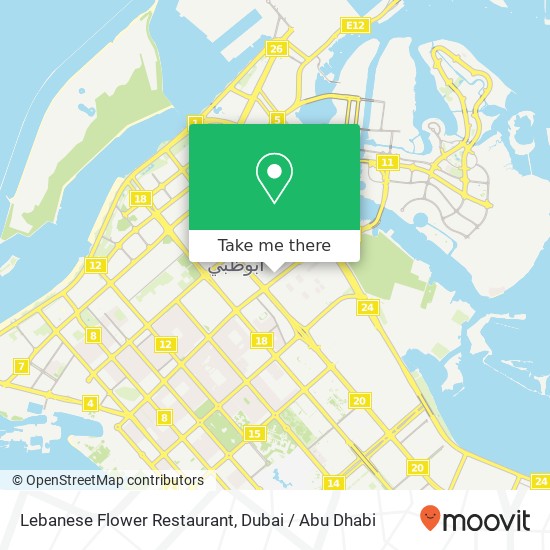 Lebanese Flower Restaurant map