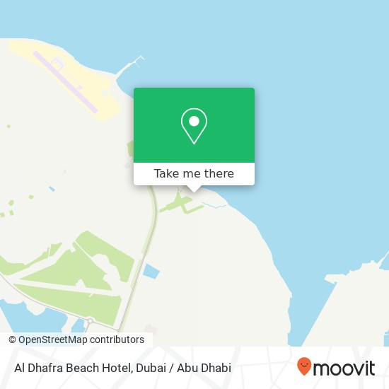 Al Dhafra Beach Hotel map