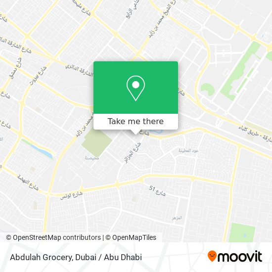 Abdulah Grocery map
