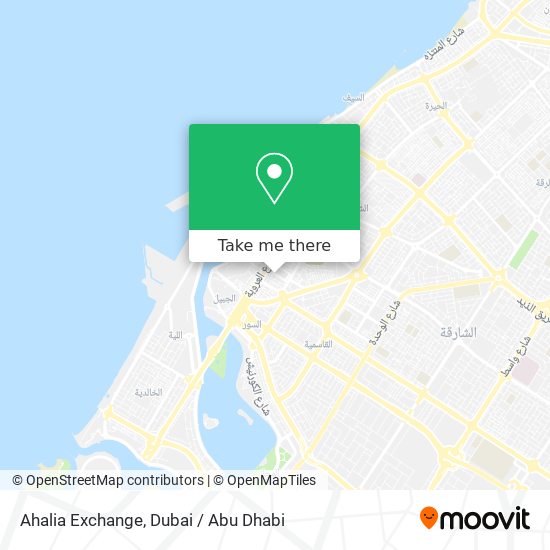 Ahalia Exchange map