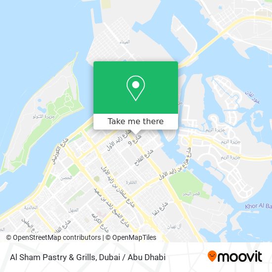 Al Sham Pastry & Grills map