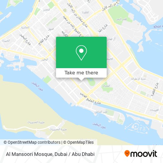 Al Mansoori Mosque map