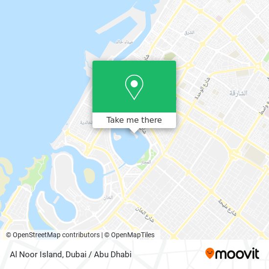 Al Noor Island map