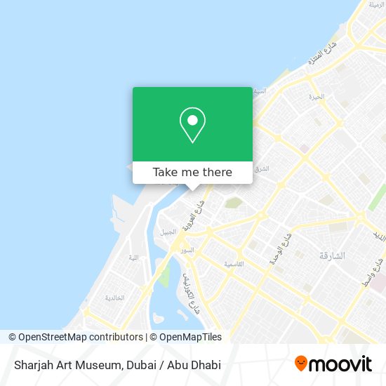 Sharjah Art Museum map
