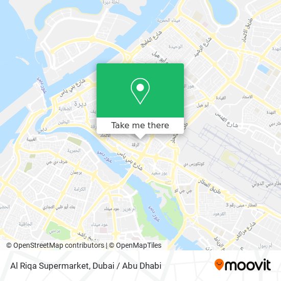 Al Riqa Supermarket map