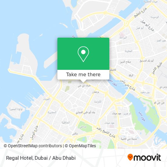 Regal Hotel map