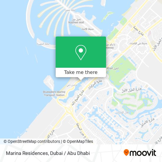 Marina Residences map