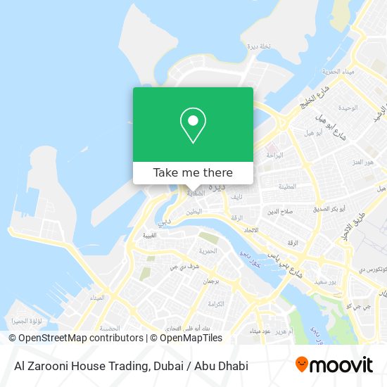 Al Zarooni House Trading map