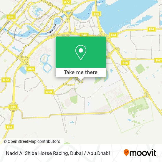 Nadd Al Shiba Horse Racing map