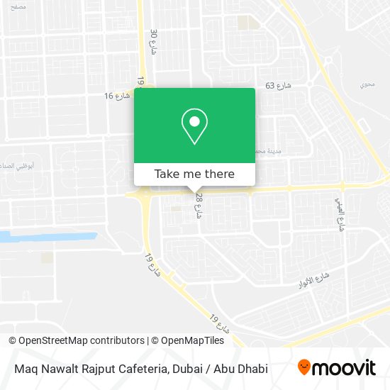 Maq Nawalt Rajput Cafeteria map