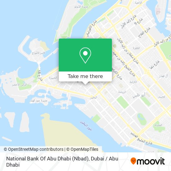 National Bank Of Abu Dhabi (Nbad) map