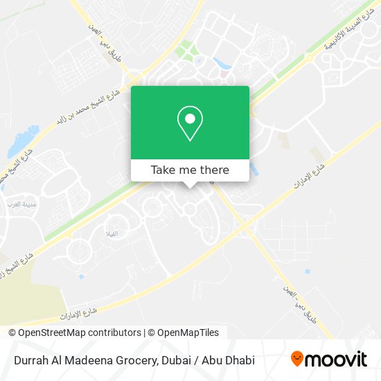 Durrah Al Madeena Grocery map
