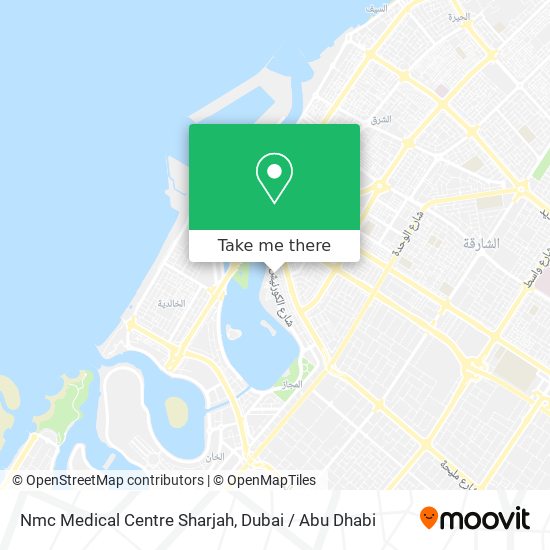 Nmc Medical Centre Sharjah map