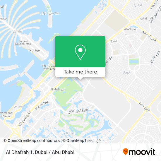 Al Dhafrah 1 map