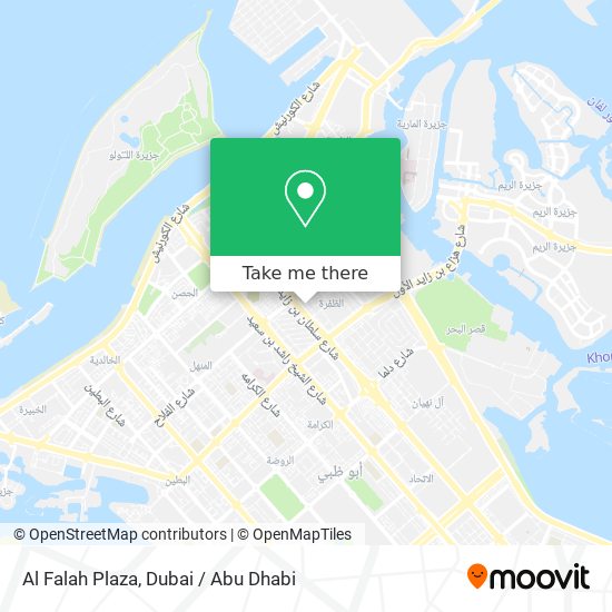Al Falah Plaza map