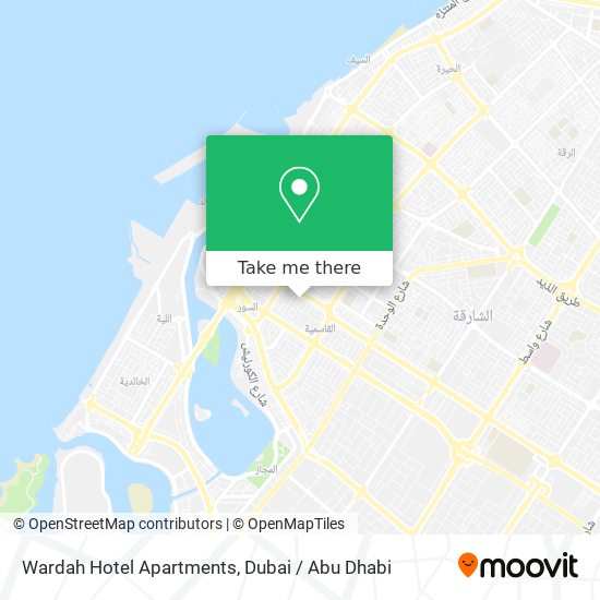 Wardah Hotel Apartments map