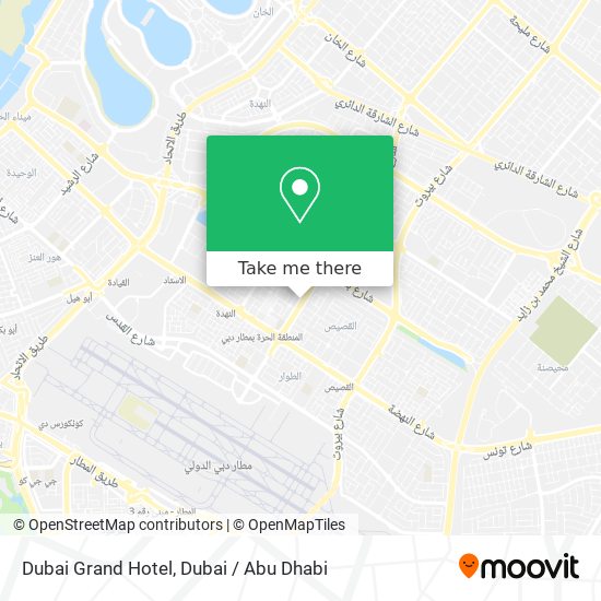 Dubai Grand Hotel map