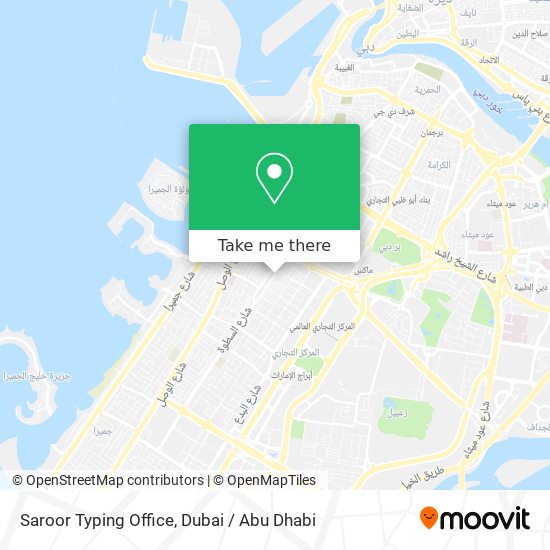 Saroor Typing Office map