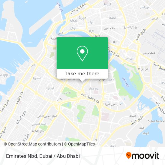 Emirates Nbd map