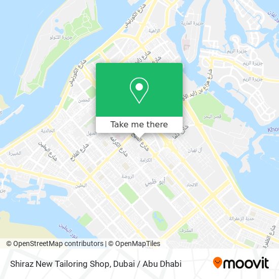 Shiraz New Tailoring Shop map