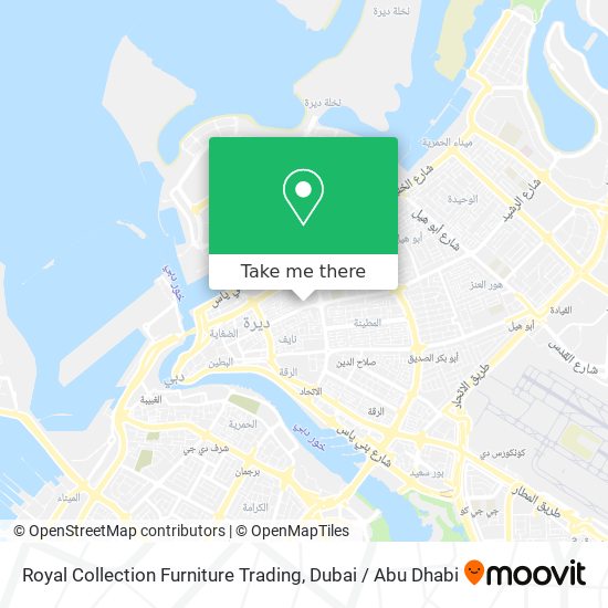 Royal Collection Furniture Trading map