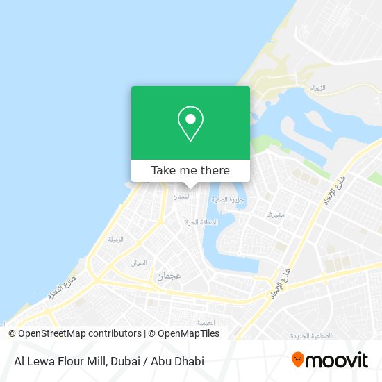 Al Lewa Flour Mill map