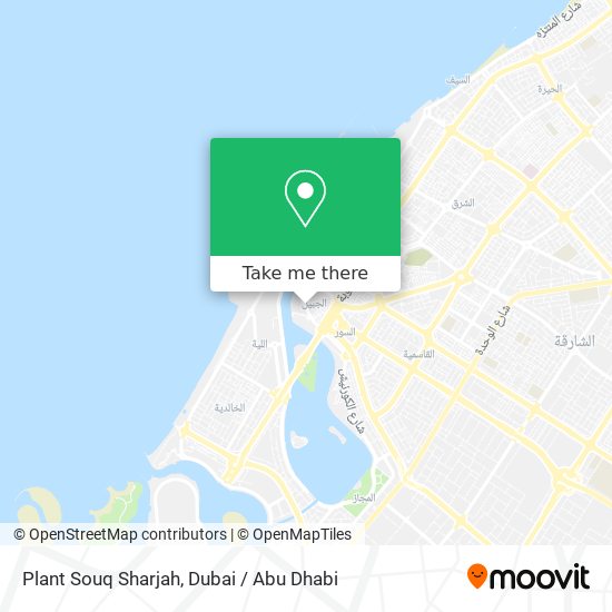Plant Souq Sharjah map