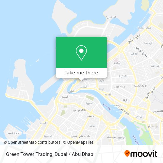 Green Tower Trading map